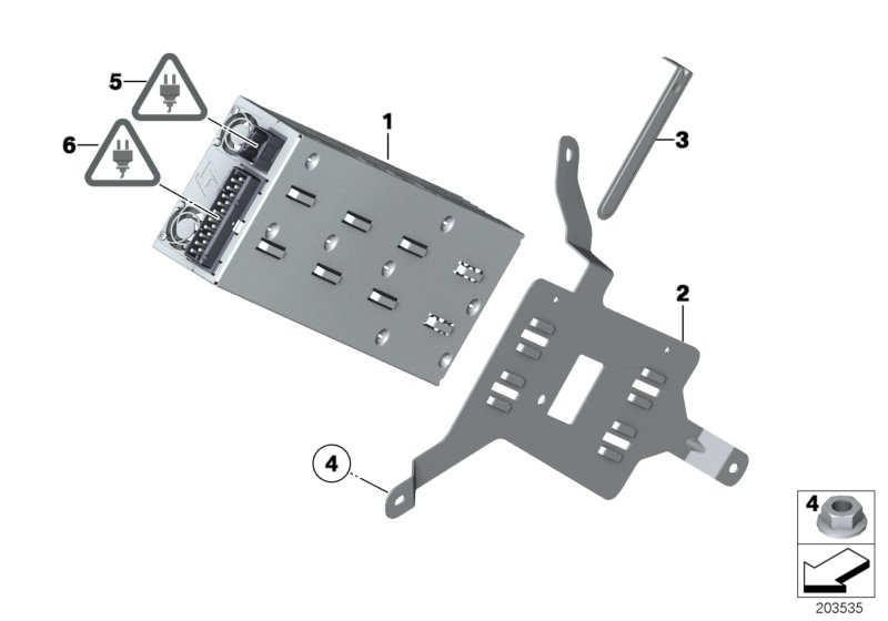 Amplifier/holder, Harman Kardon system