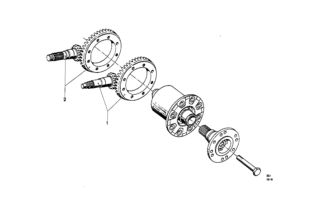 Rear-differential ring gear