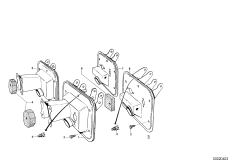 Pedals-supporting bracket