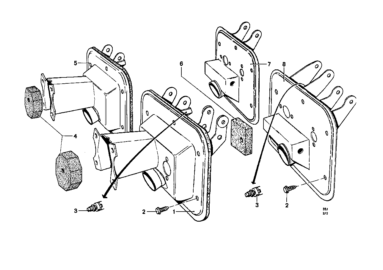 Pedaal-lagerblok