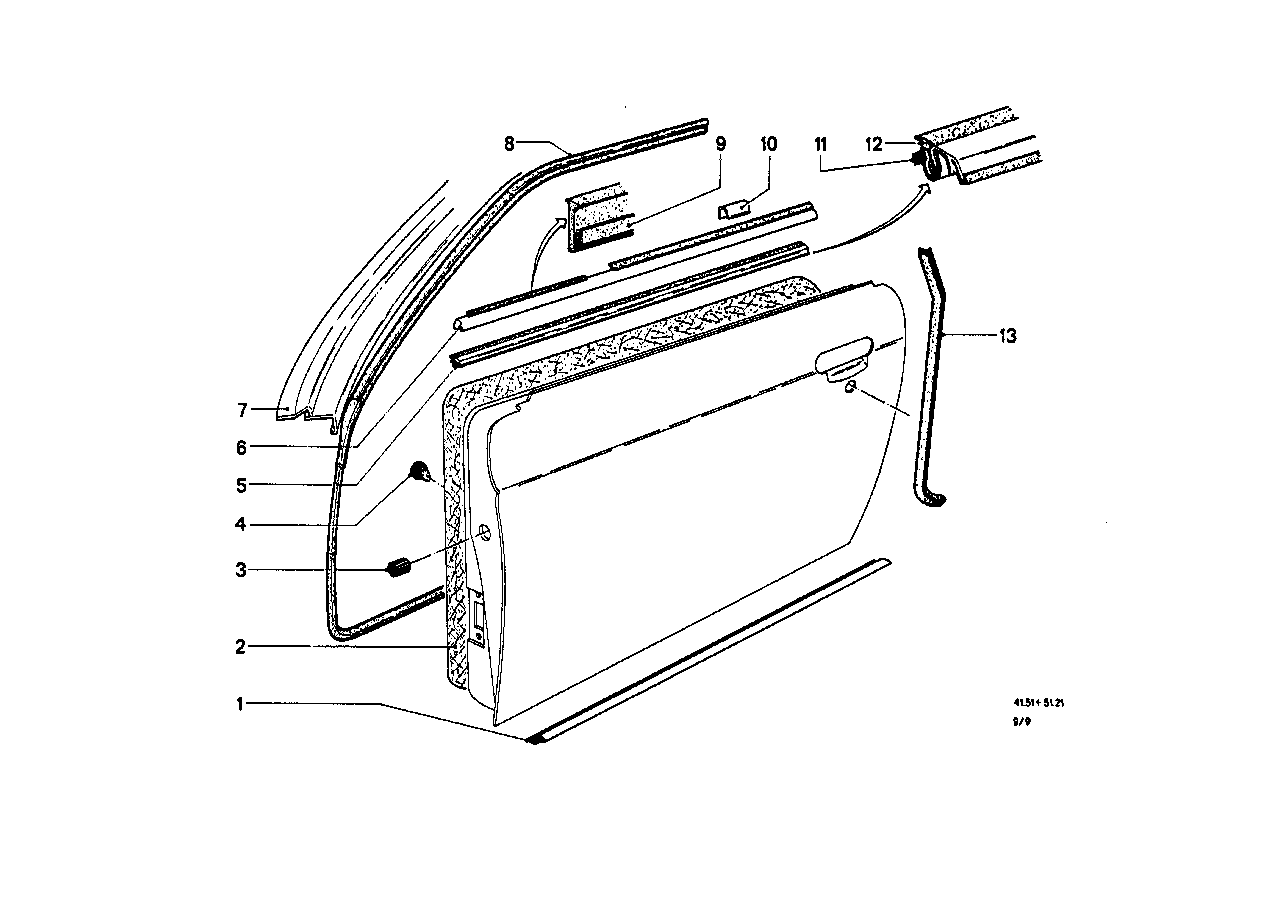 Doerr fram-fönsterram/mont.delar