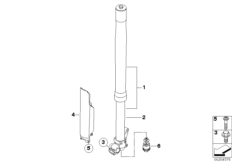 Fourche telescopique