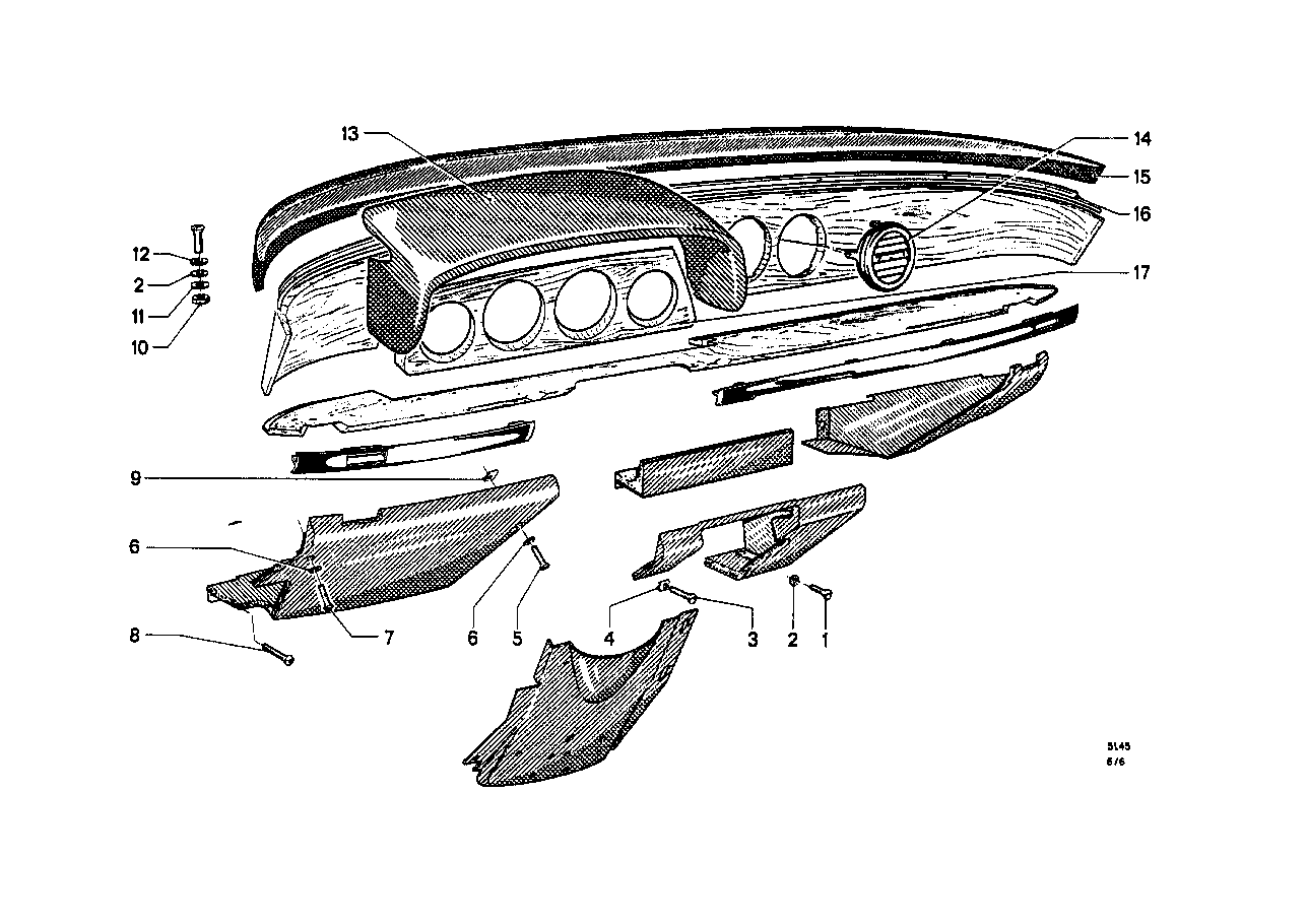 Klädsel instrumententpanel