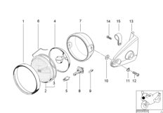 Facelift farol/suporte