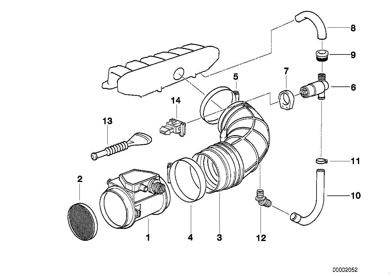 Mass air flow sensor