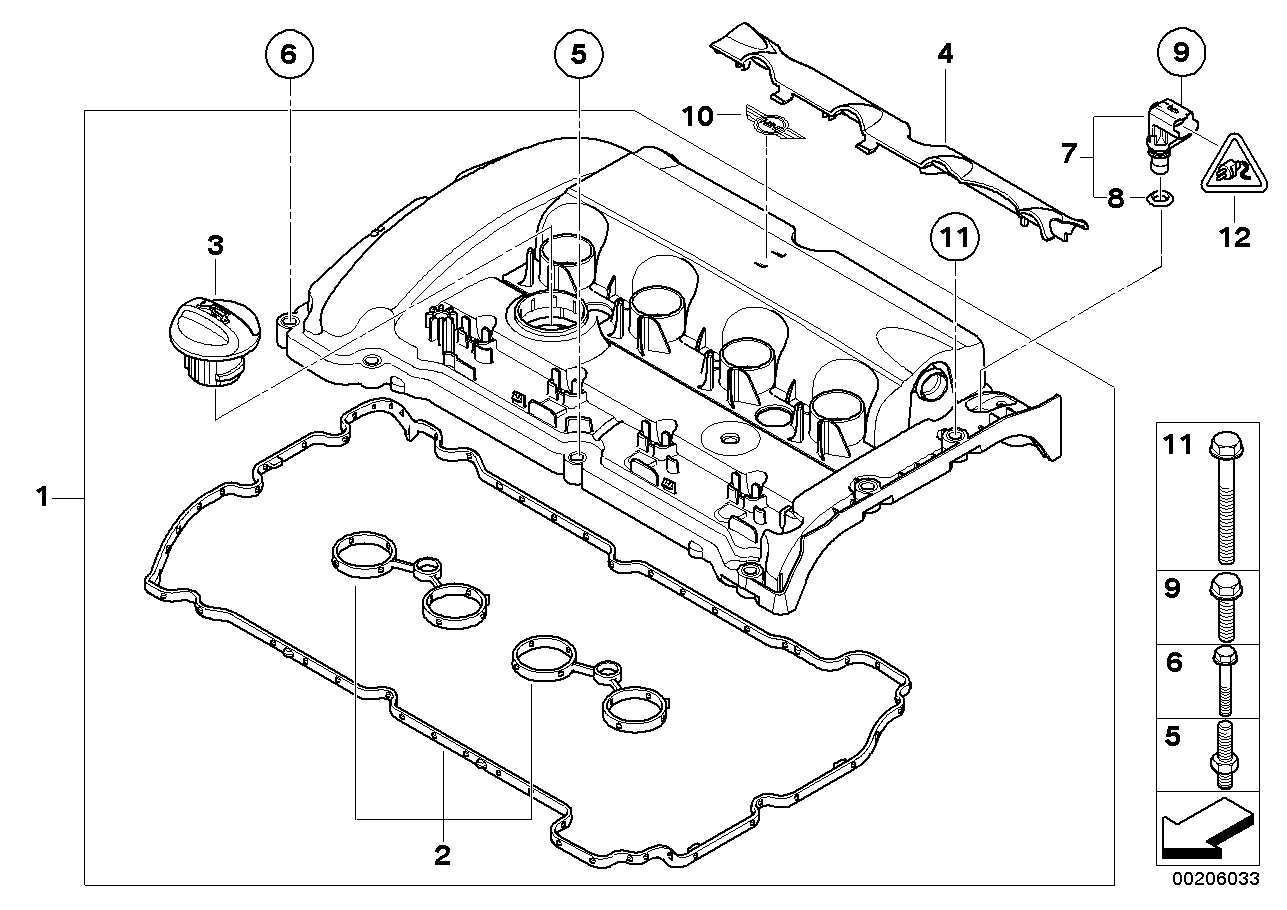 Cylinder head cover