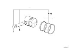 Piston, single components