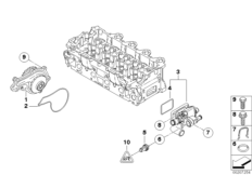 Kylsystem-vattenpump/thermostat