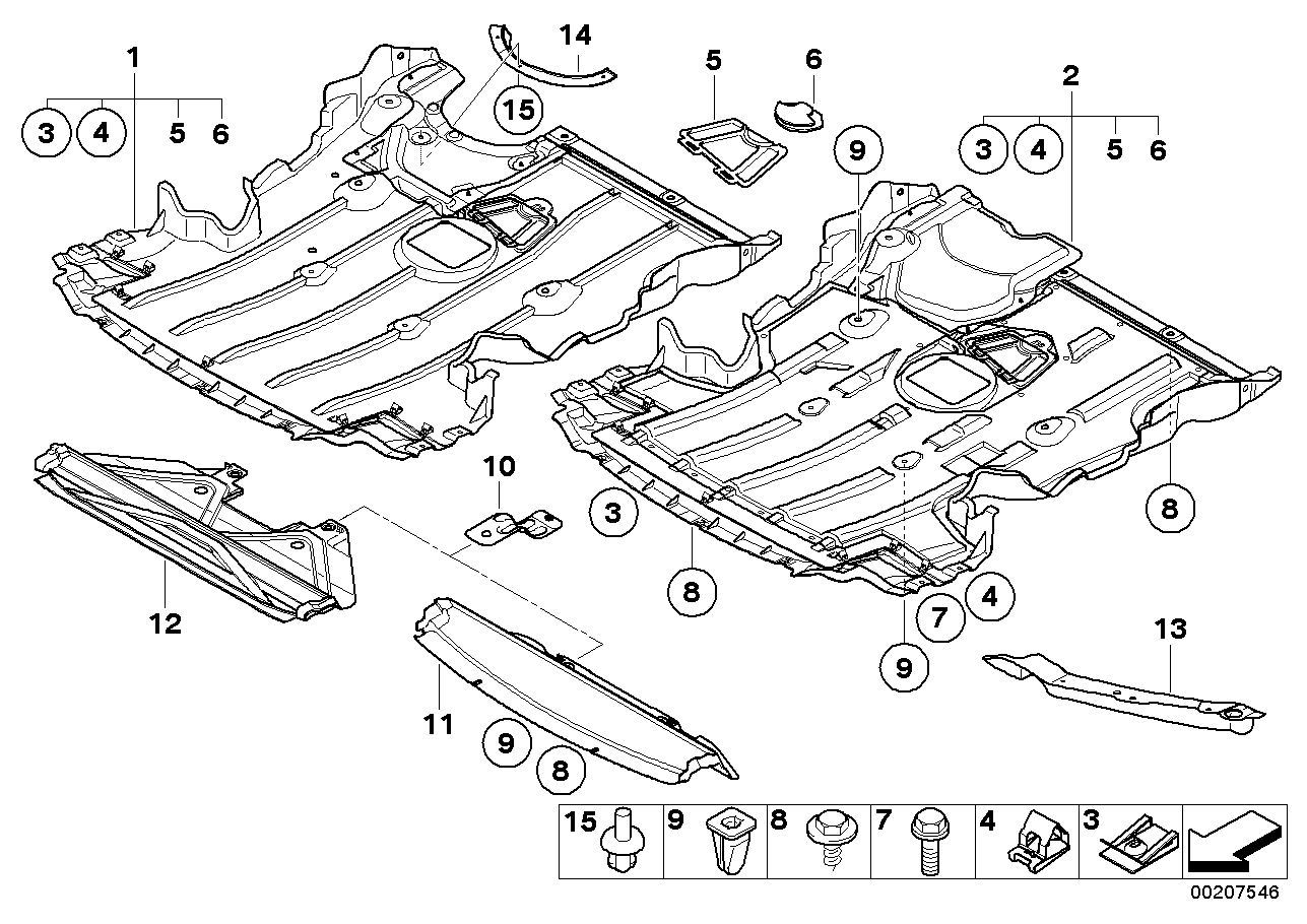 Underbonnet screen