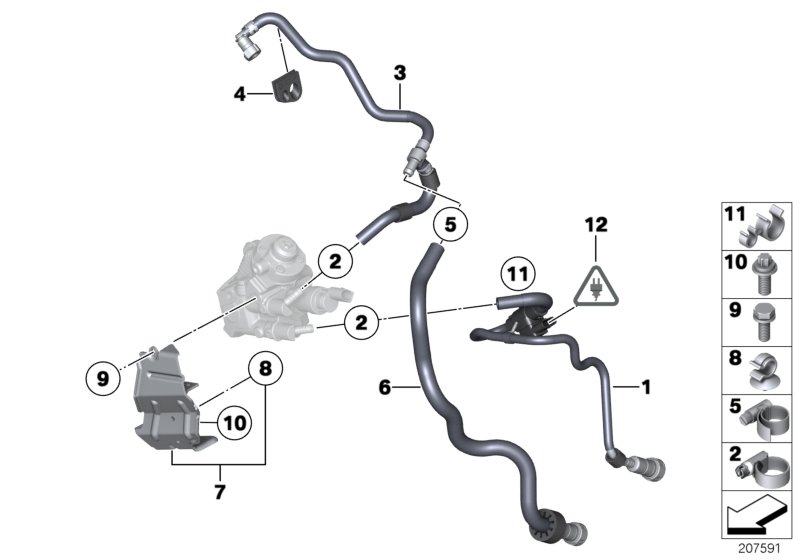 Fuel pipes / Mounting Parts