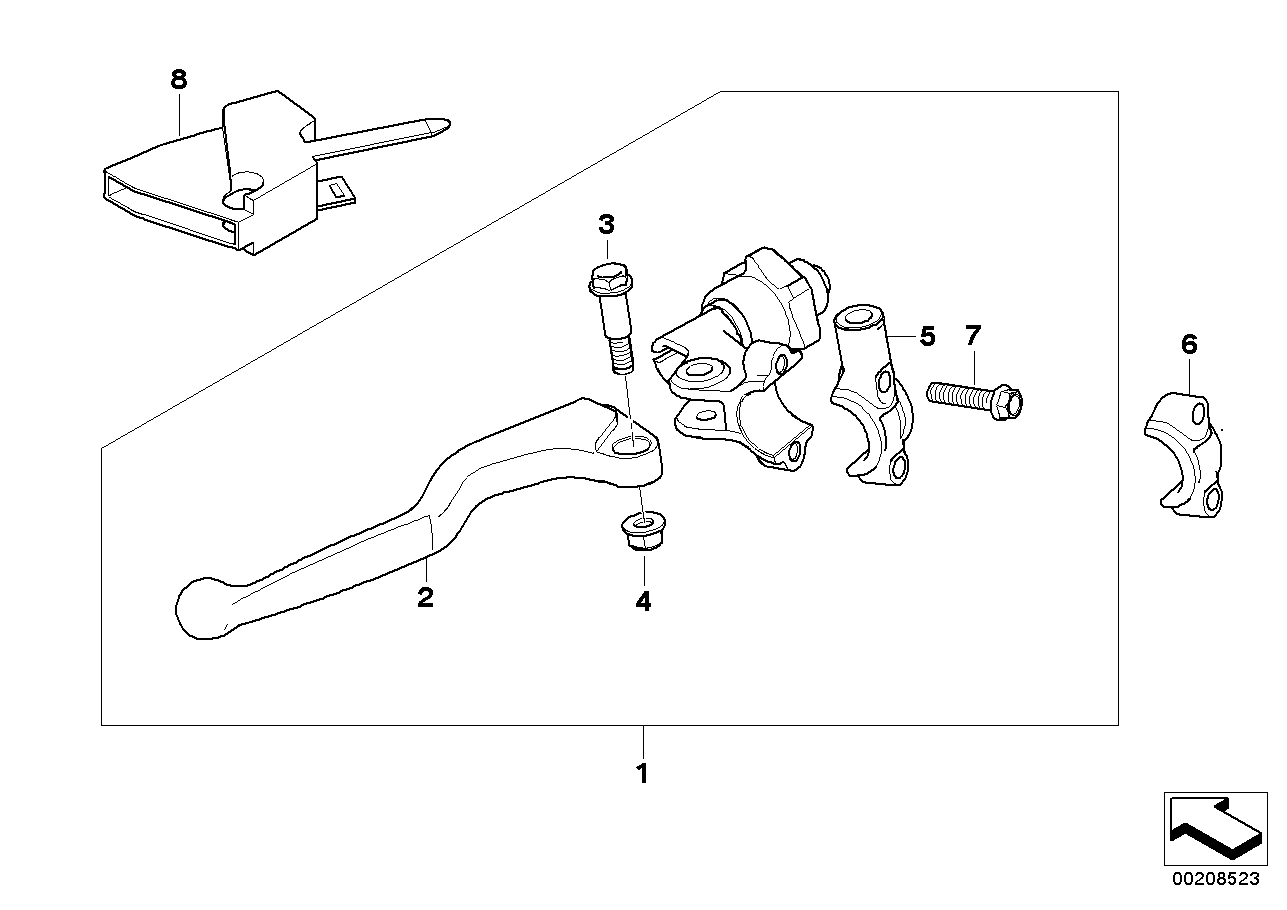 离合器手柄