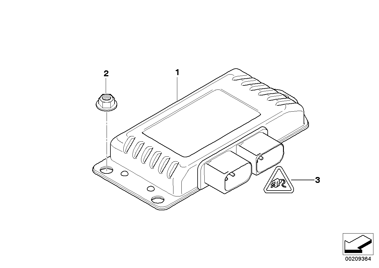 Control unit, transfer box