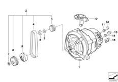 Alternador/regulador del alternador