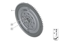 Volant moteur bi-masse