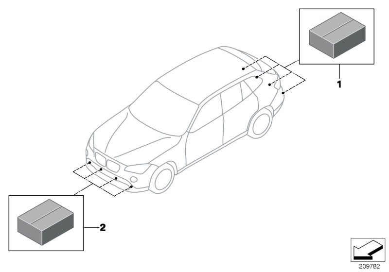 Σετ εξ.μεταγ.τοποθ.Park Distance Control