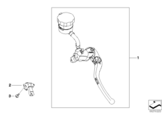 Handbrake control assembly