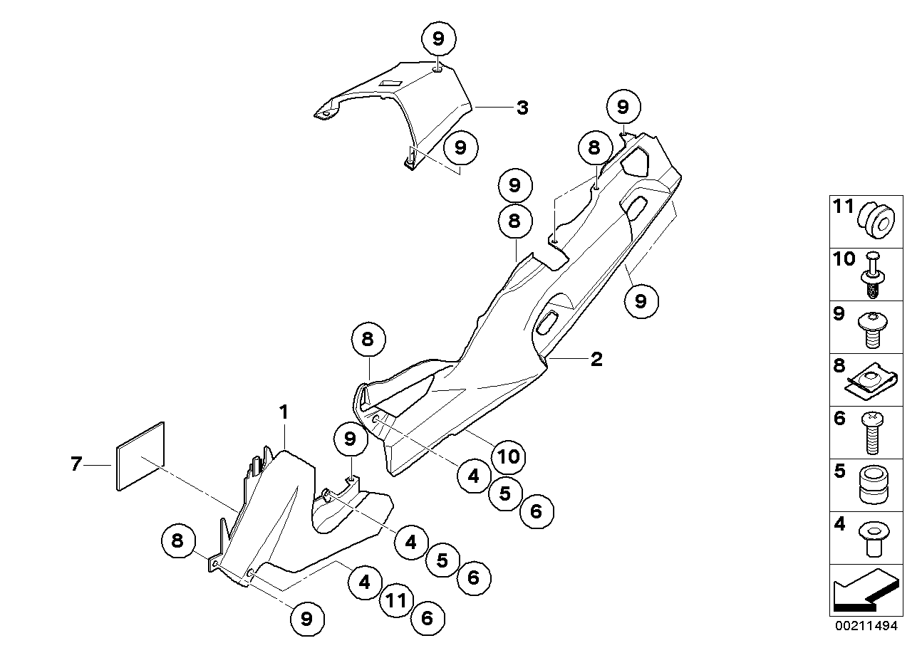 トリムパネルサイド部