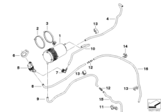 Filtre a charbon act./aeration carburant