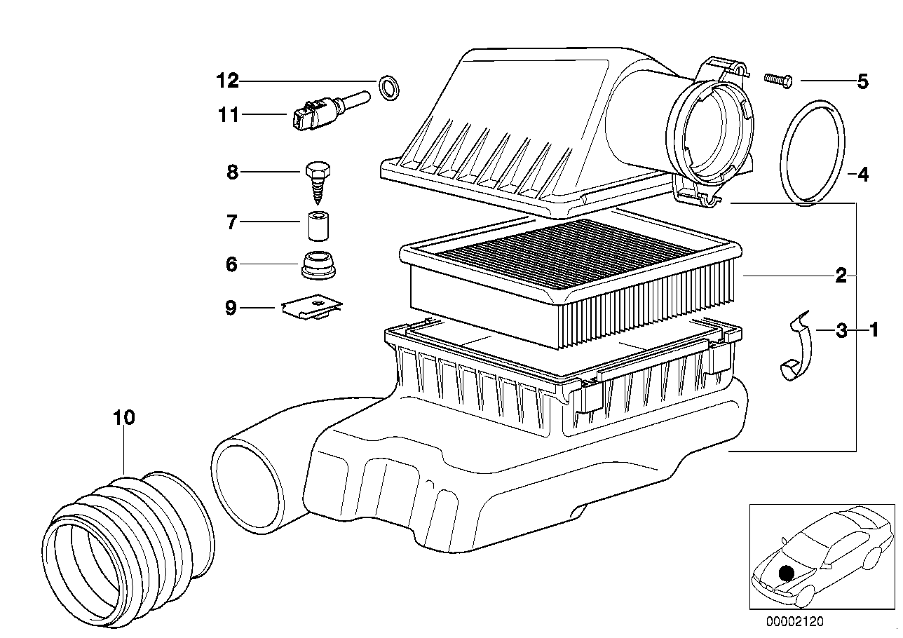 Intake silencer