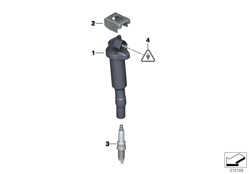 Tändspole/tändstift