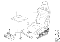 BMW Performance sport seat