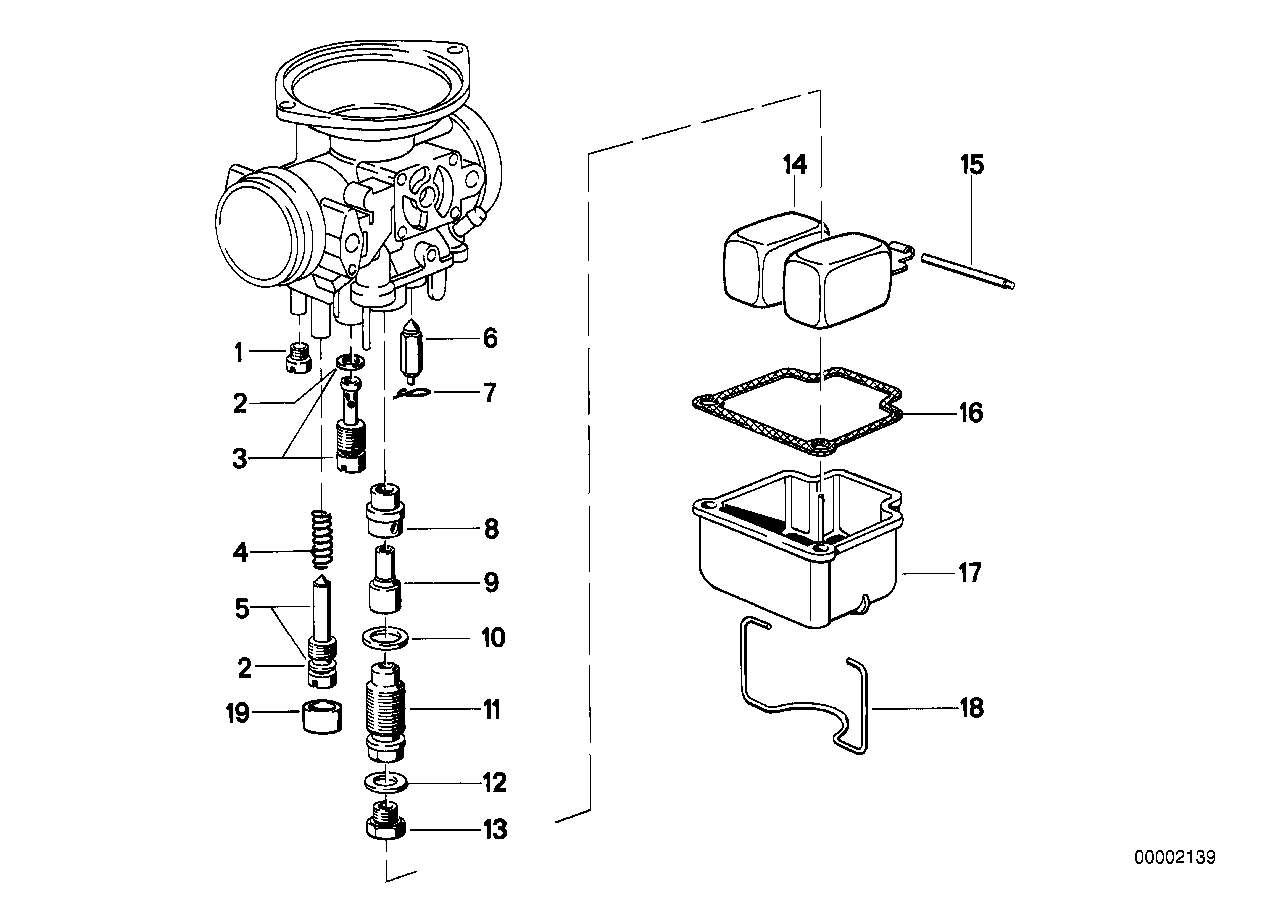 Carburateur-vlotter/sproeier