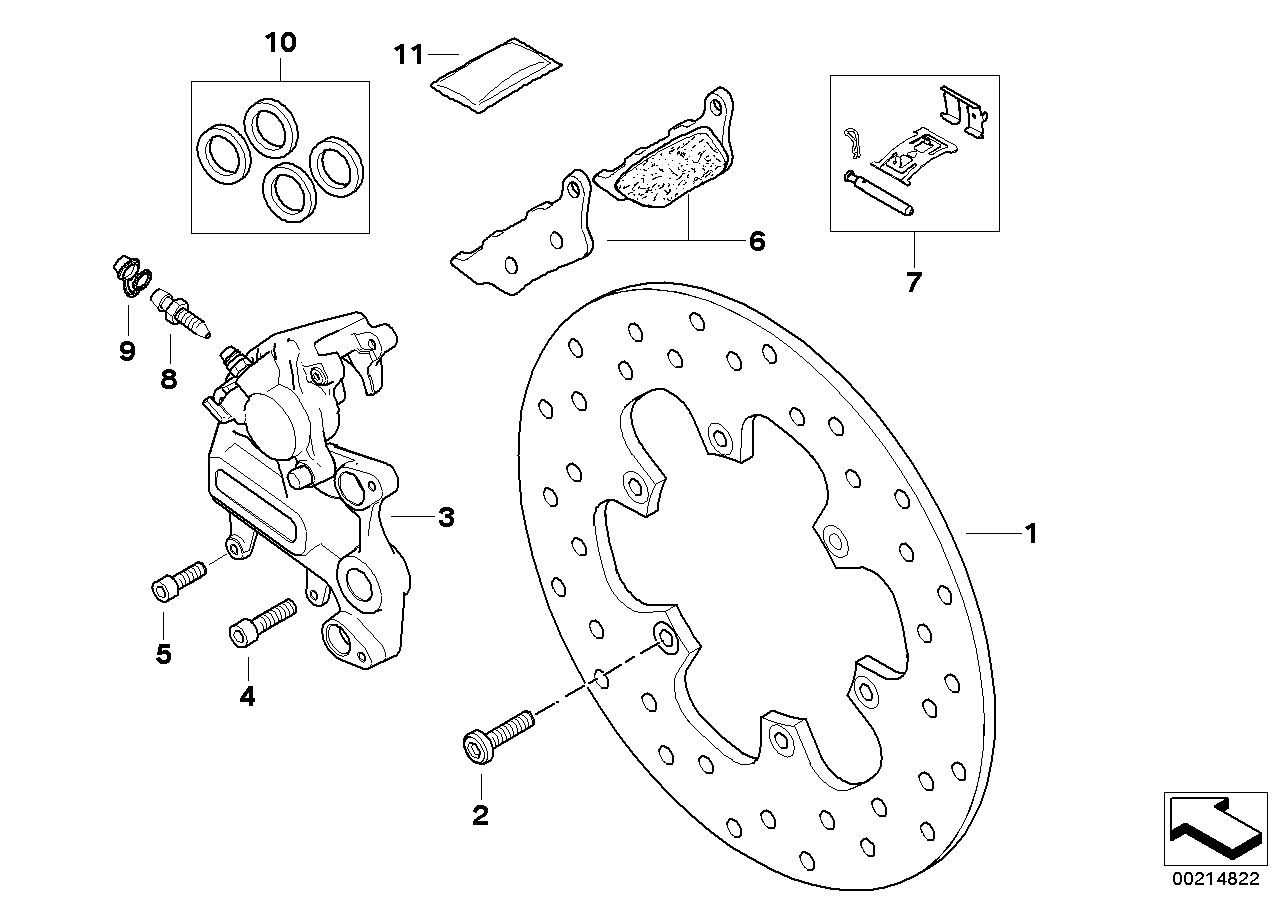 Hinterradbremse