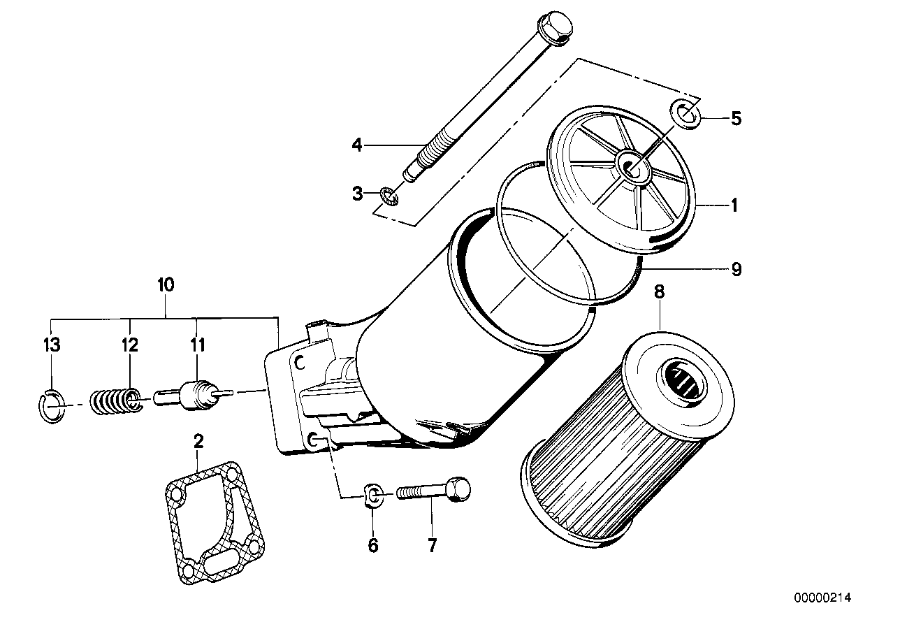 Ölversorgung-Ölfilter