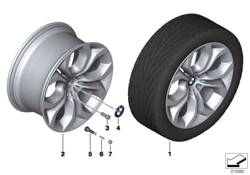 BMW LA wheel Y spoke 336