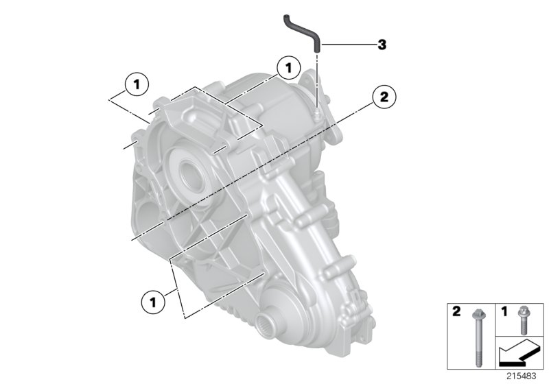 Gearbox mounting / ventilation