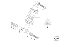 Jambe de suspension avant