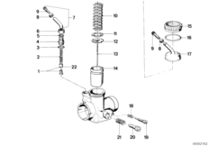 Carburetor-piston/nozzle needle