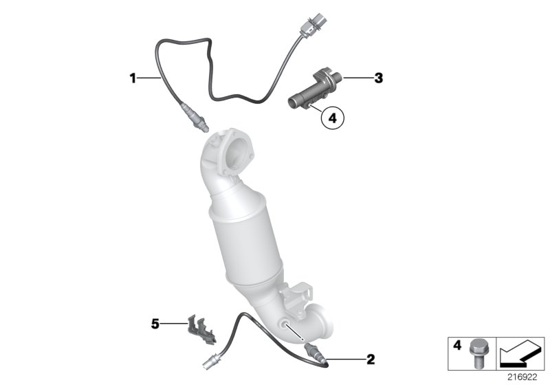 Pezzi montabili di sonda lambda