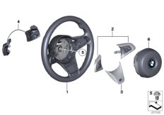 M sport st.wheel,airbag,multif./paddles