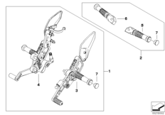 HP footrest system