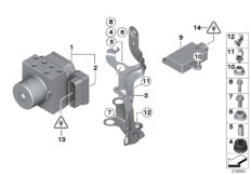 Hydroaggregat DSC/Steuergerät/Halterung