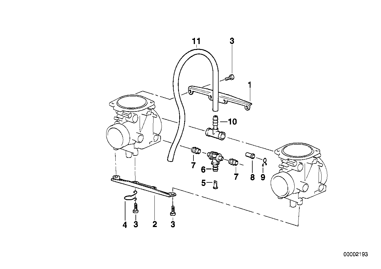 Carburetor mounting parts