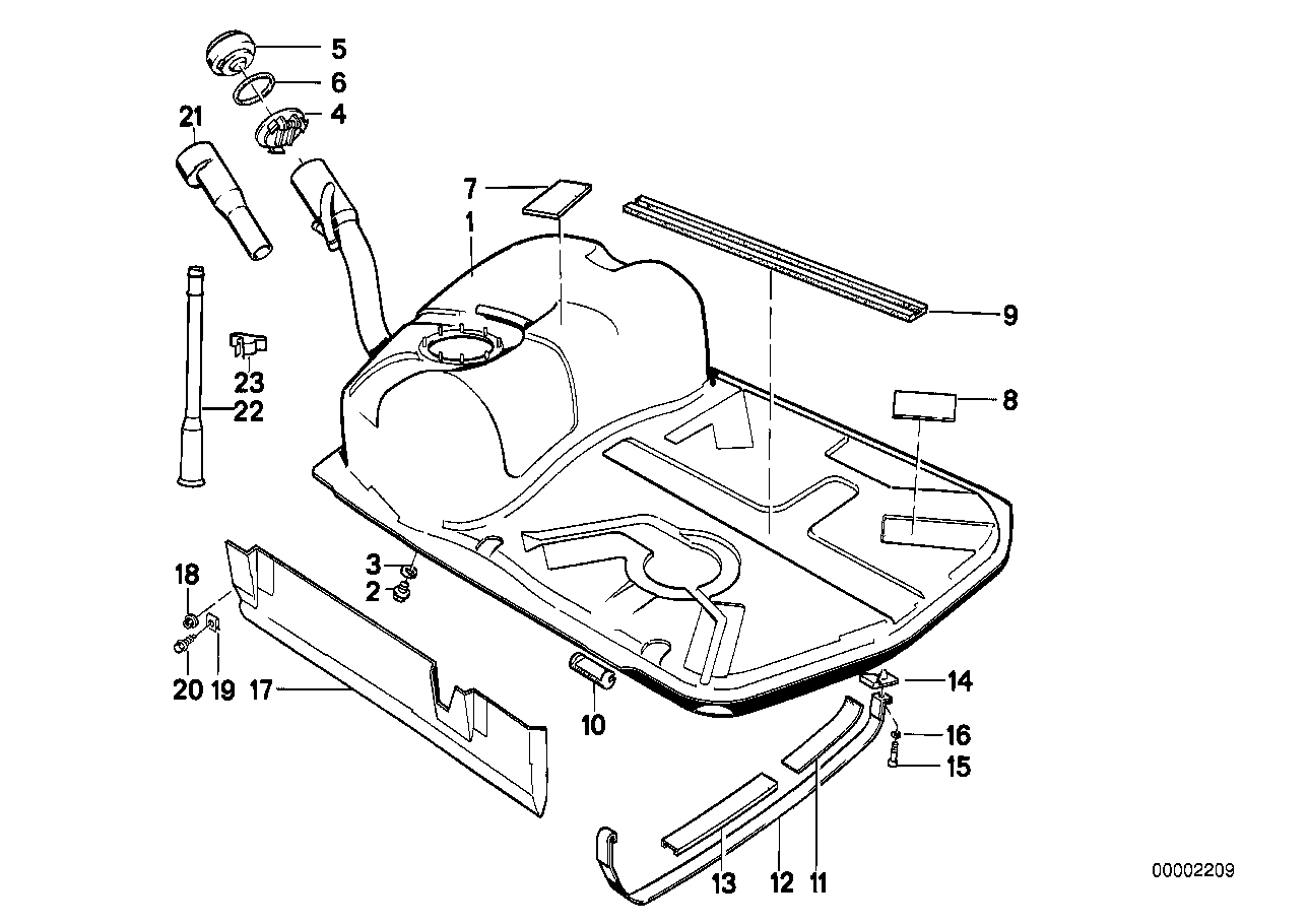 Kraftstofftank Metall