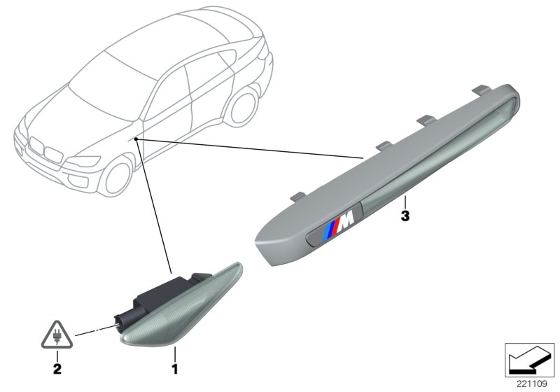 Additional turn indicator lamp