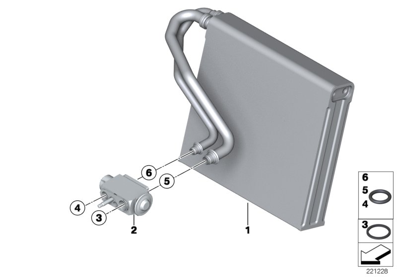 Verdampfer / Expansionsventil