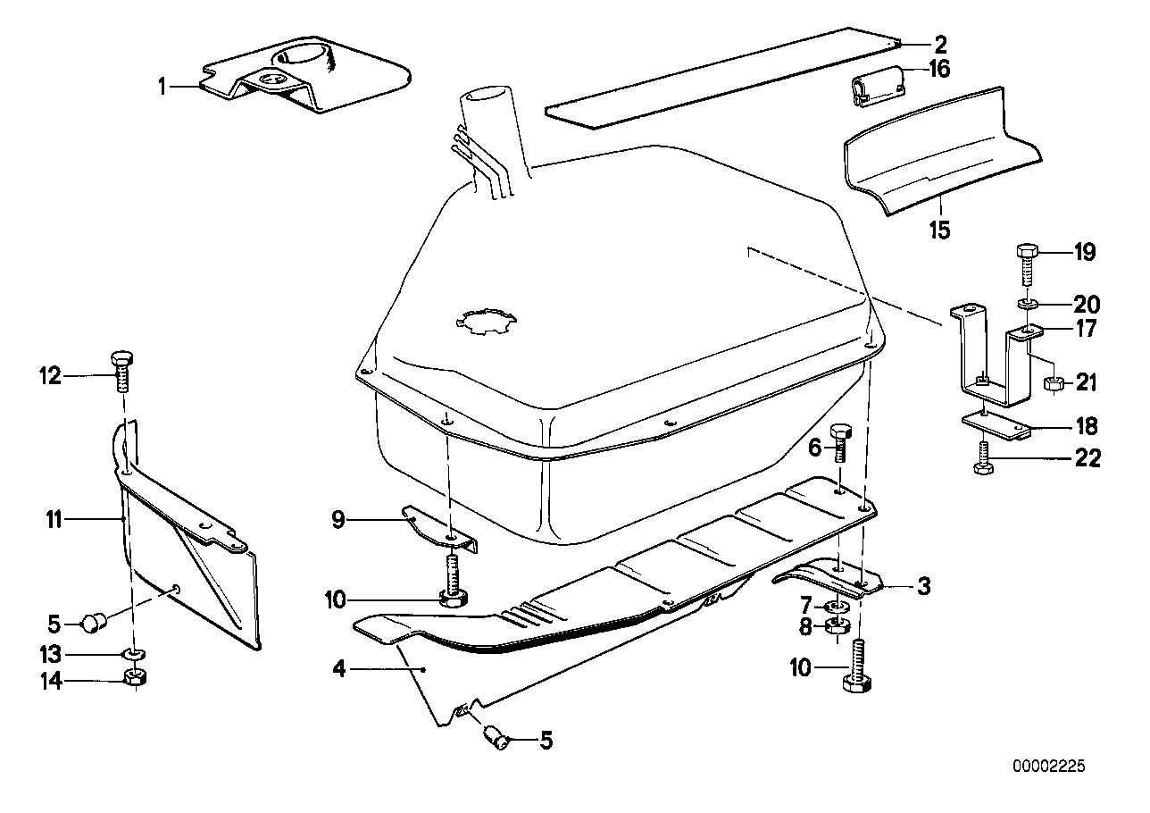 Kraftstofftank/Anbauteile