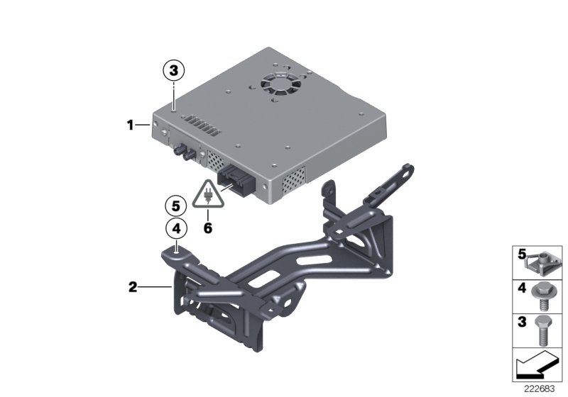 TV-Modul / Halter