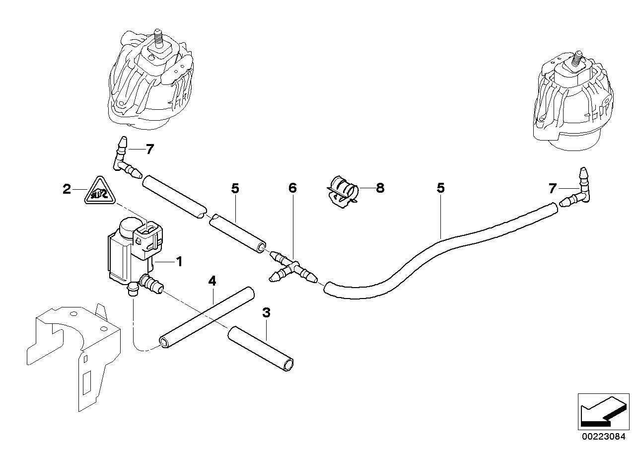 Vacuum control-Engine bearing