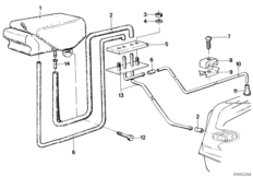 Expansion tank/tubing