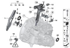 GS6-53BG/DG single gearbox parts