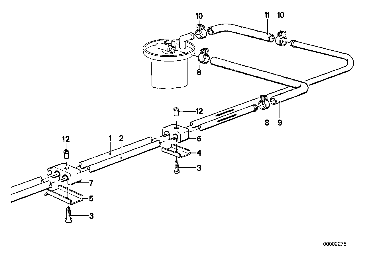 Fuel supply/tubing