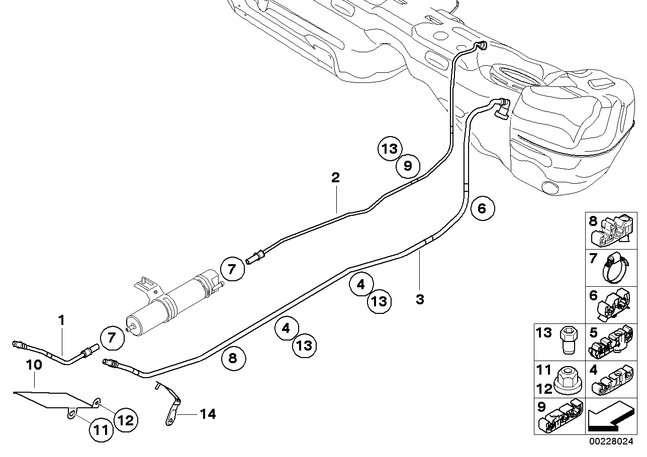 Fuel pipes / Mounting Parts