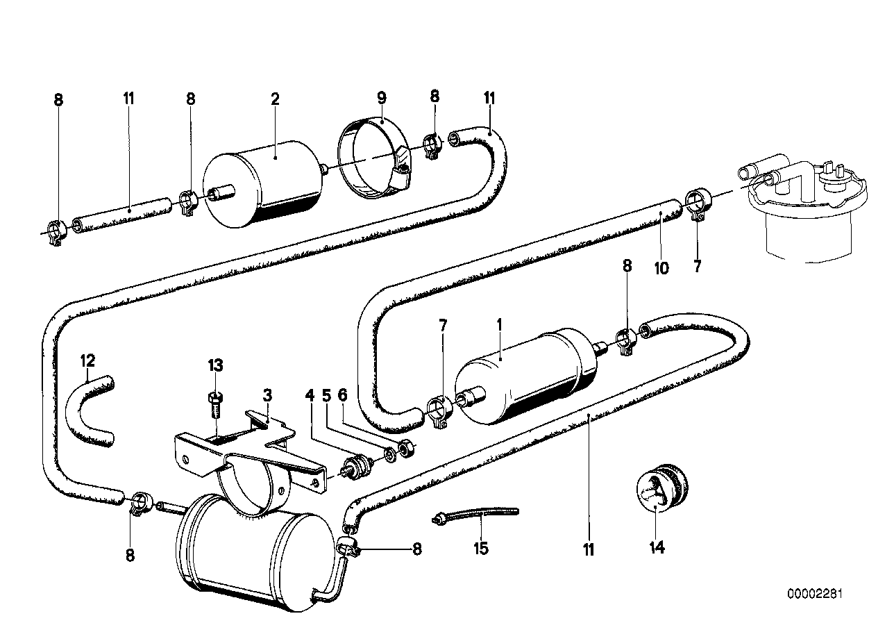 Pompe de carburant/filtre a carburant