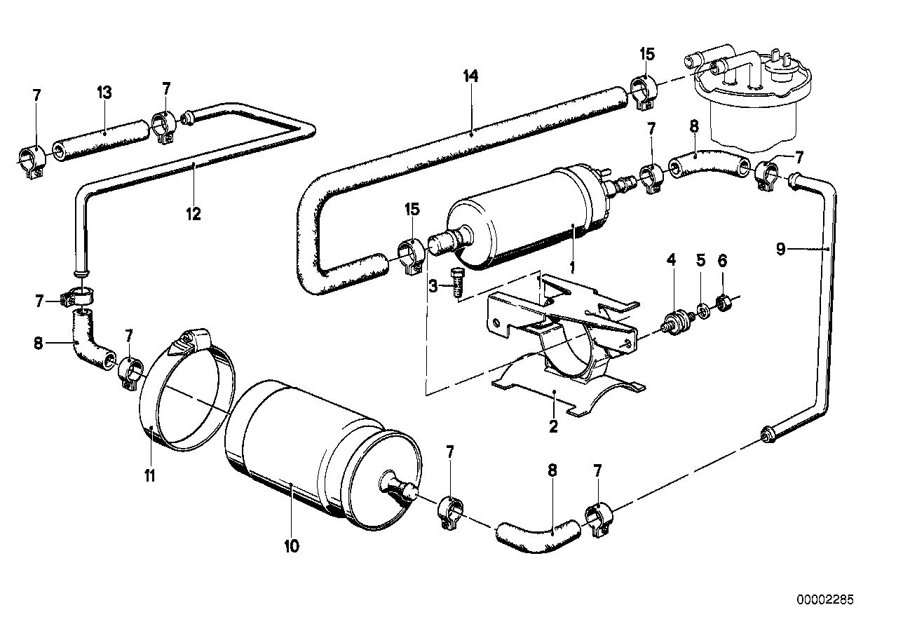 Pompe de carburant/filtre a carburant