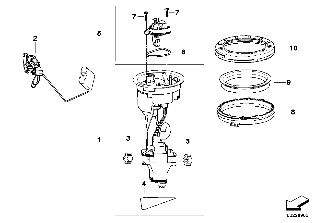 Kraftstoffpumpe / Hebelgeber